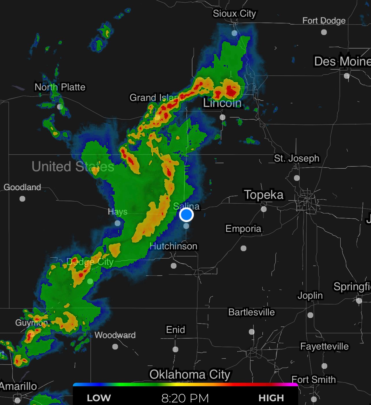 Storm Watch In Effect For Saline County