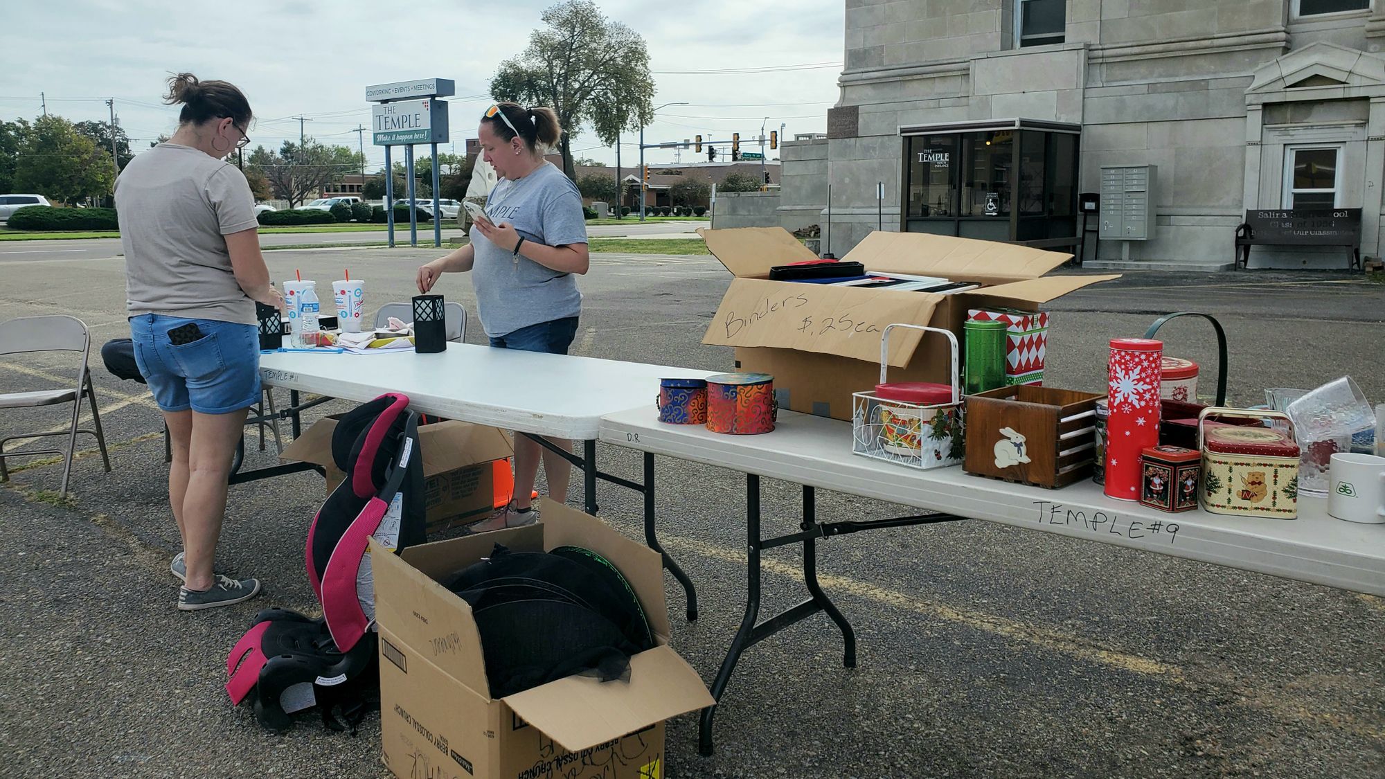 Temple Fall Garage Sale