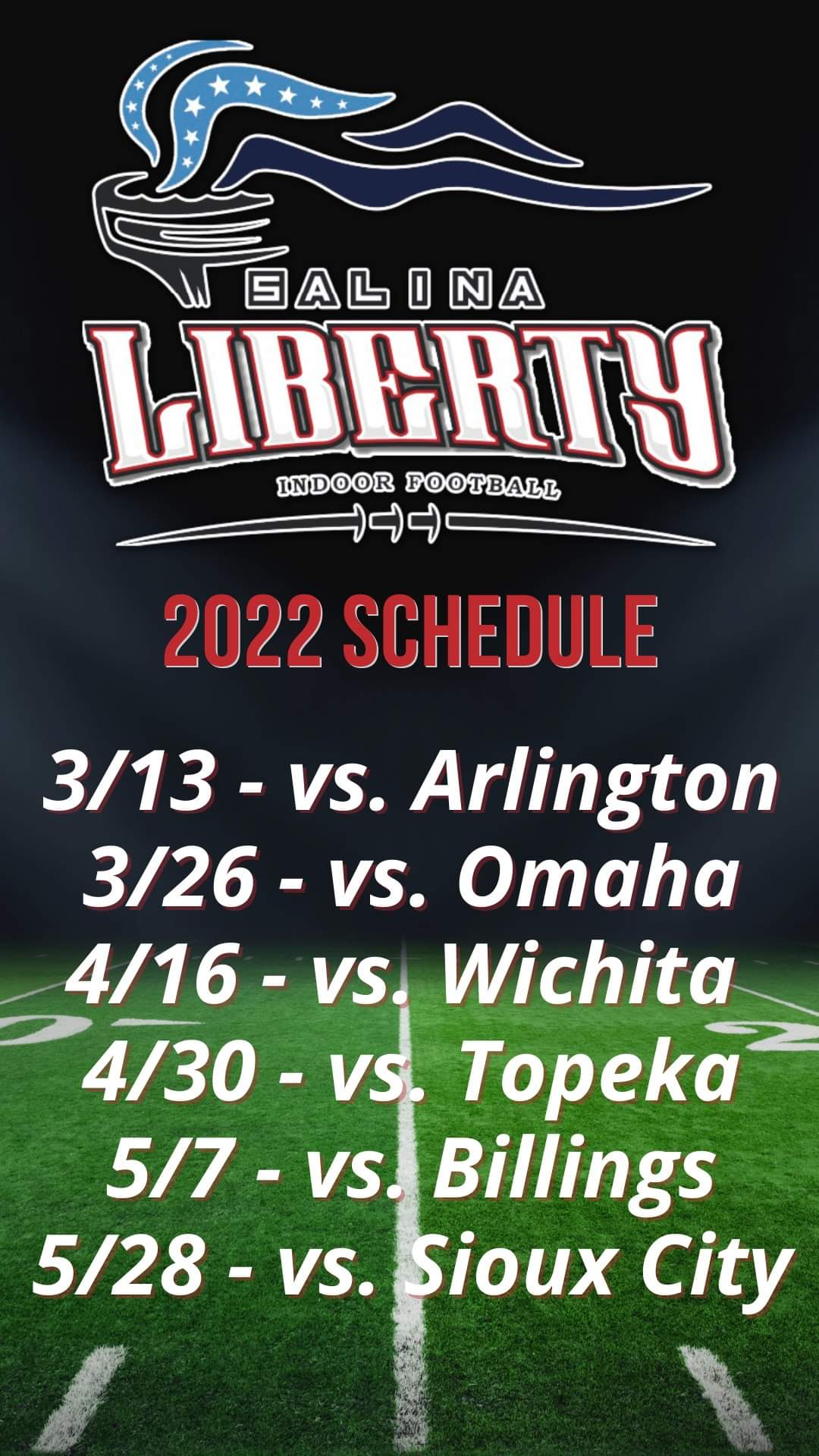 Salina Liberty 2022 Schedule & Ticket Sales Announced