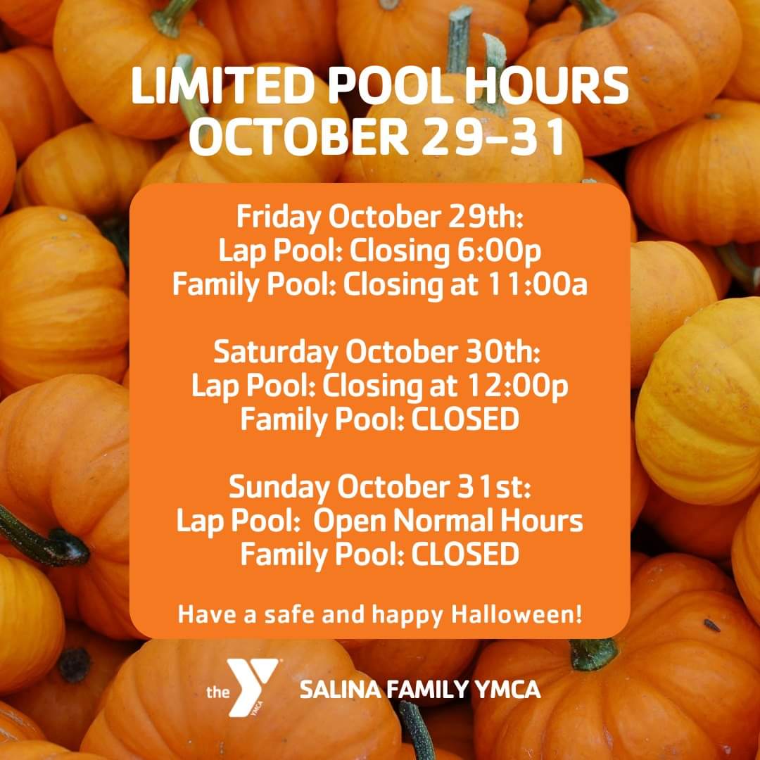 YMCA Halloween Pool Hours