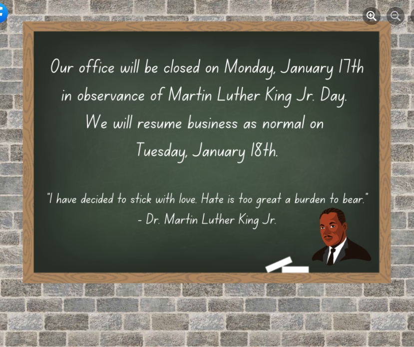 Salina Parks & Rec Closed on Martin Luther King, Jr Day