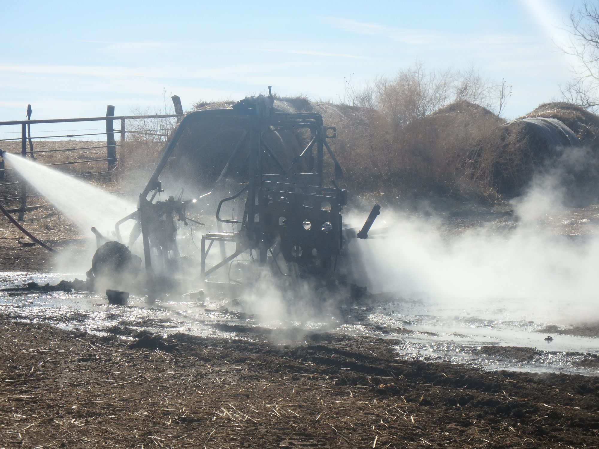 Assaria Man Loses UTV, Rifle, & Ammo in Fire