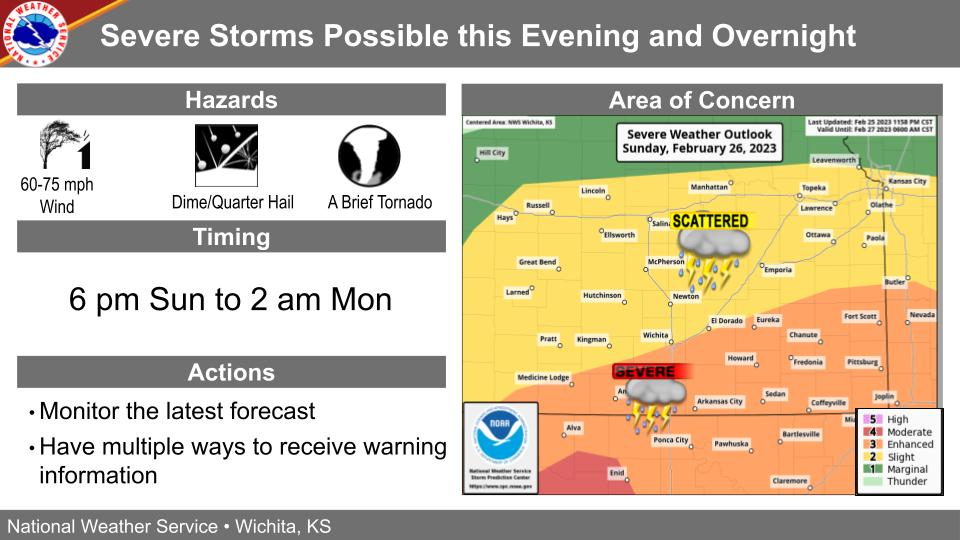 Severe Storms Possible Tonight