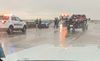 Rain Causes Accident On I-135