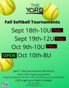 Fall Softball Tournament at The Yard