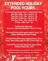 YMCA Holiday Pool Hours