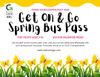 Get On & Go Spring Bus Pass