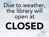 Salina Public Library Weather Announcement