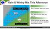 Rain & Wintry Mix This Afternoon