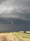 Video Of Funnel Cloud Over Dickinson County; Eastbound I-70 Traffic Impeded