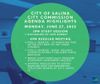 2023 Budget Discussion Among City Commission Items
