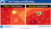 Hot Today & Monday