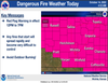 Dangerous Fire Weather Today