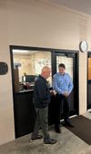 Grant Flemming Receives His Paramedic Badge