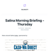 Positively Impactful: Elevate Your Business Exposure With The Salina311 Morning Briefing