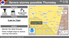 Severe Storms Possible Thursday