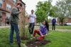 KWU Plants Trees for Arbor Day in Honor of Students