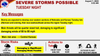 Severe Storms Possible Tuesday Night