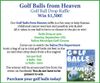 Golf Balls from Heaven Raffle
