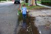 Fun in a Puddle of Water