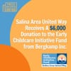 Salina Area United Way Receives $6,000 Child Care Initiative Donation from Bergkamp