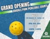 Pickle Ball Courts Grand Opening
