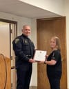 SPD Recognizes Dispatch Shift Lead Samantha Oliver