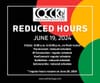 Reduced Hours for OCCK Transportation June 19th for Juneteenth