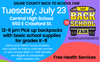 Saline County Back to School Fair Set for July 23 at Central High School