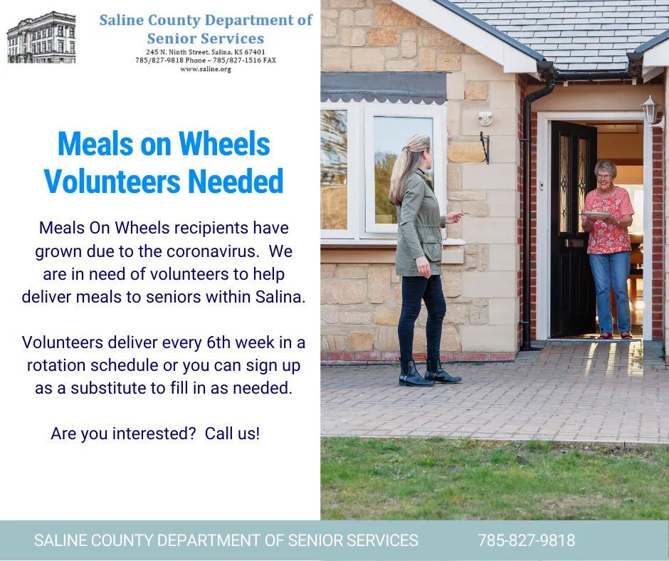 Meals On Wheels In Need Of Volunteers