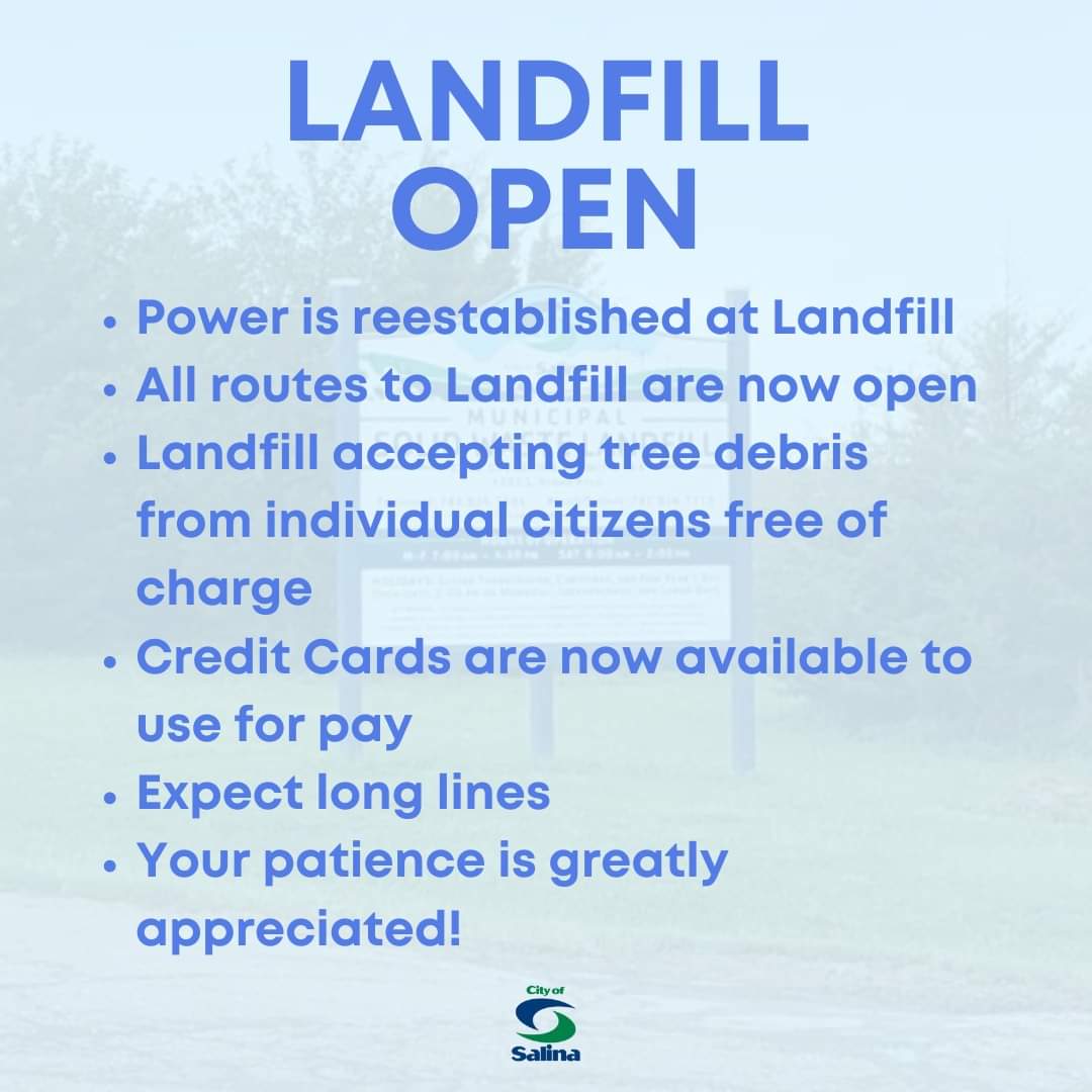 City Landfill Is Open, Plan For Limb Pickup In The Works