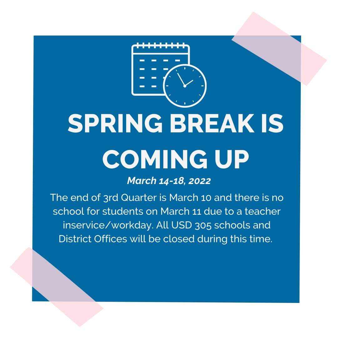 Spring Break is Almost Here