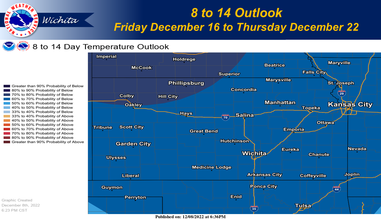 Below Normal Temps Possible Late Next Week