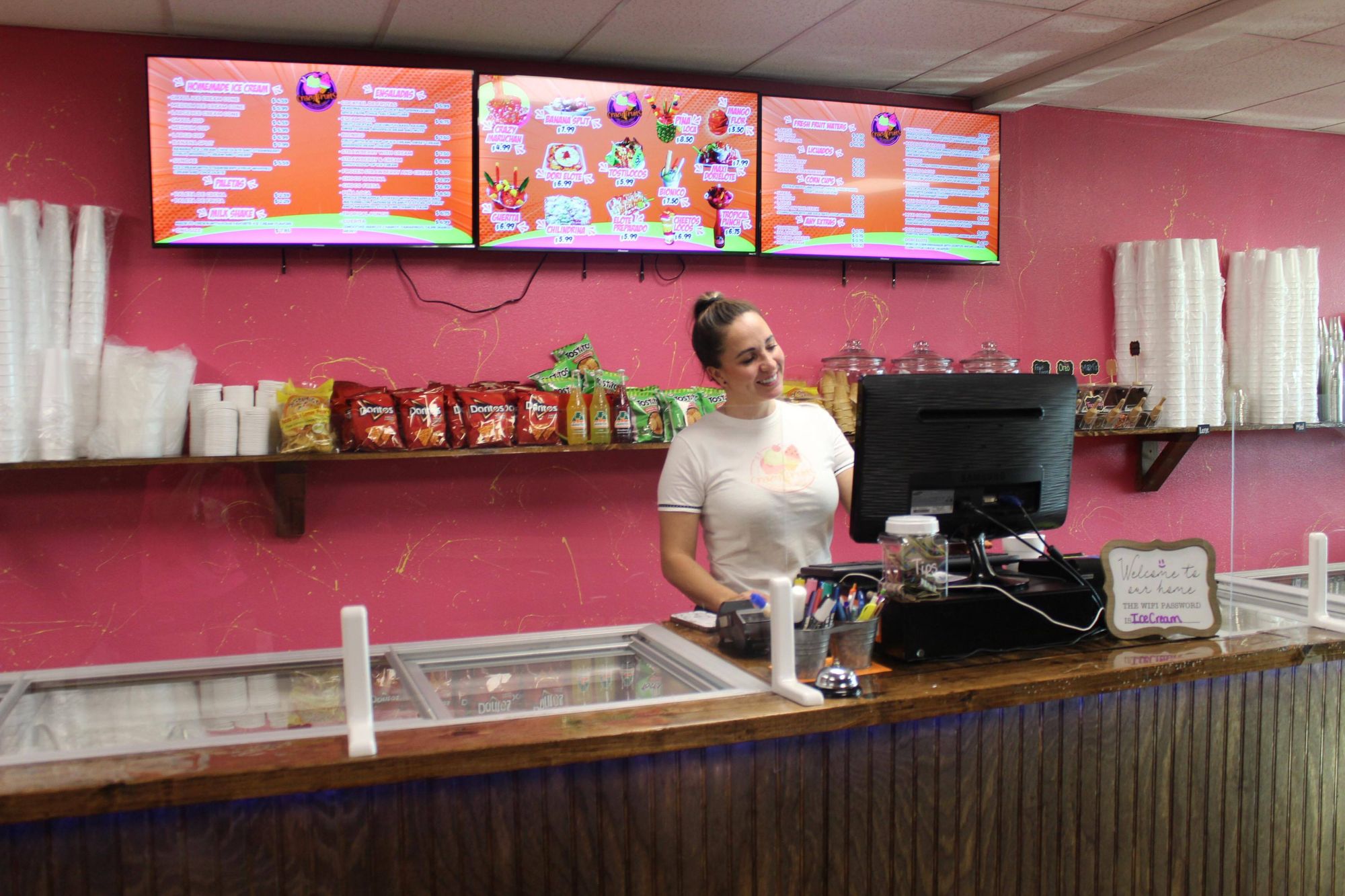 Local Mexican Ice Cream Shop, Crazy Fruit, Delights Salina Residents with Homemade Treats