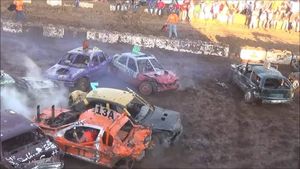 Demo Derby at Salina Speedway