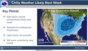 Chilly Weather Likely Next Week