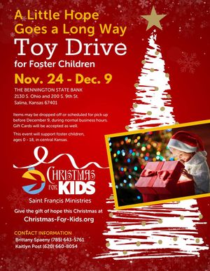 Toy Drive For Foster Kids