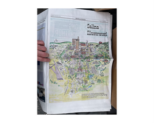 NEW: "Salina Illustrated" - Christmas Edition Map