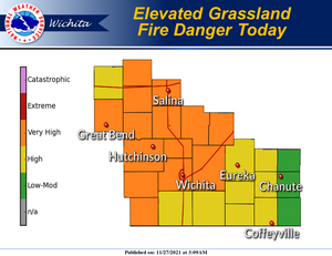 Very High Fire Danger Today