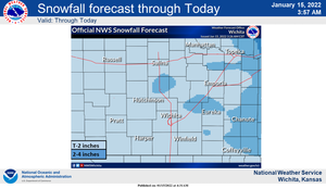 Snowfall Forecast Through Saturday