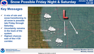 Snow Possible Friday Night & Saturday