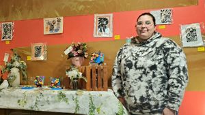 Artist Kayla Borell Creates From Nature For First Friday