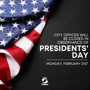 City Offices Closed on President’s Day