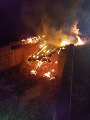 Saline County Deputies Investigating Apparent Bridge Arson in Eastern Saline County
