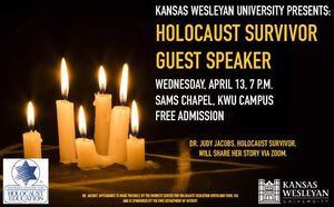 KWU to Welcome Holocaust Survivor for April 13 Presentation