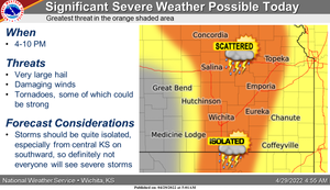 Significant Severe Weather Possible Today
