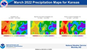 March Precipitation Map