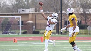 KWU Football Wraps Up Spring Practice With Spring 15, White Impressive For Coyotes