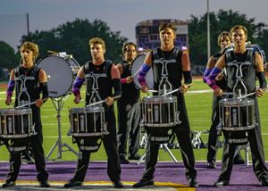 Crossmen Drum and Bugle Corps Perform