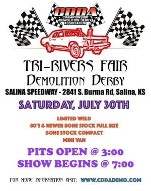 Demo Derby at Salina Speedway